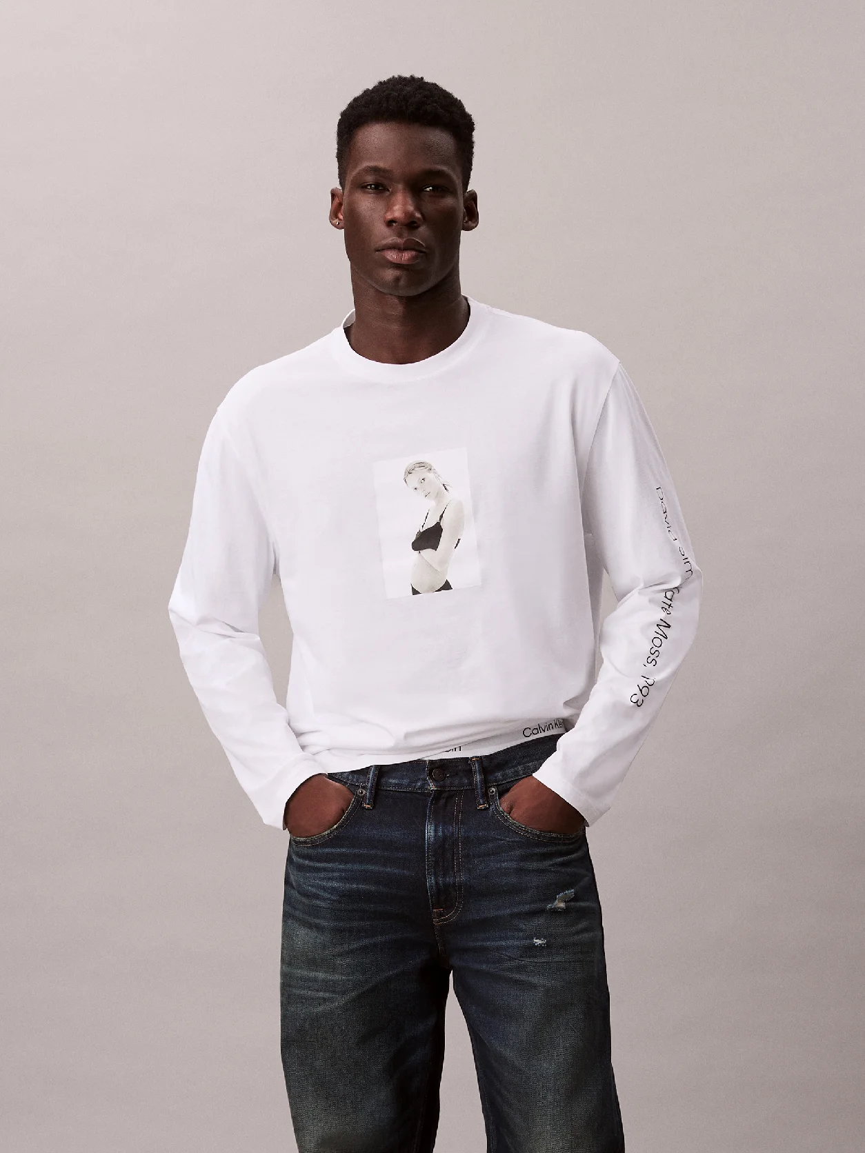 Brilliant White Classic Kate Long Sleeve Tee