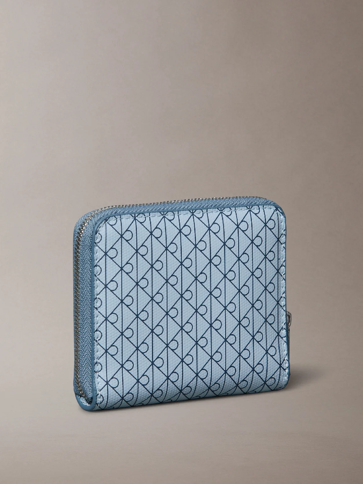 PALEST BLUE AOP Zip Arround Wallet