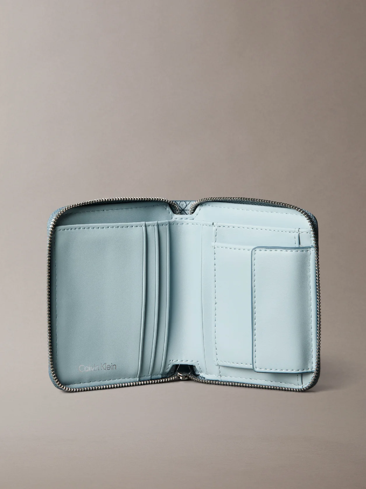 PALEST BLUE AOP Zip Arround Wallet