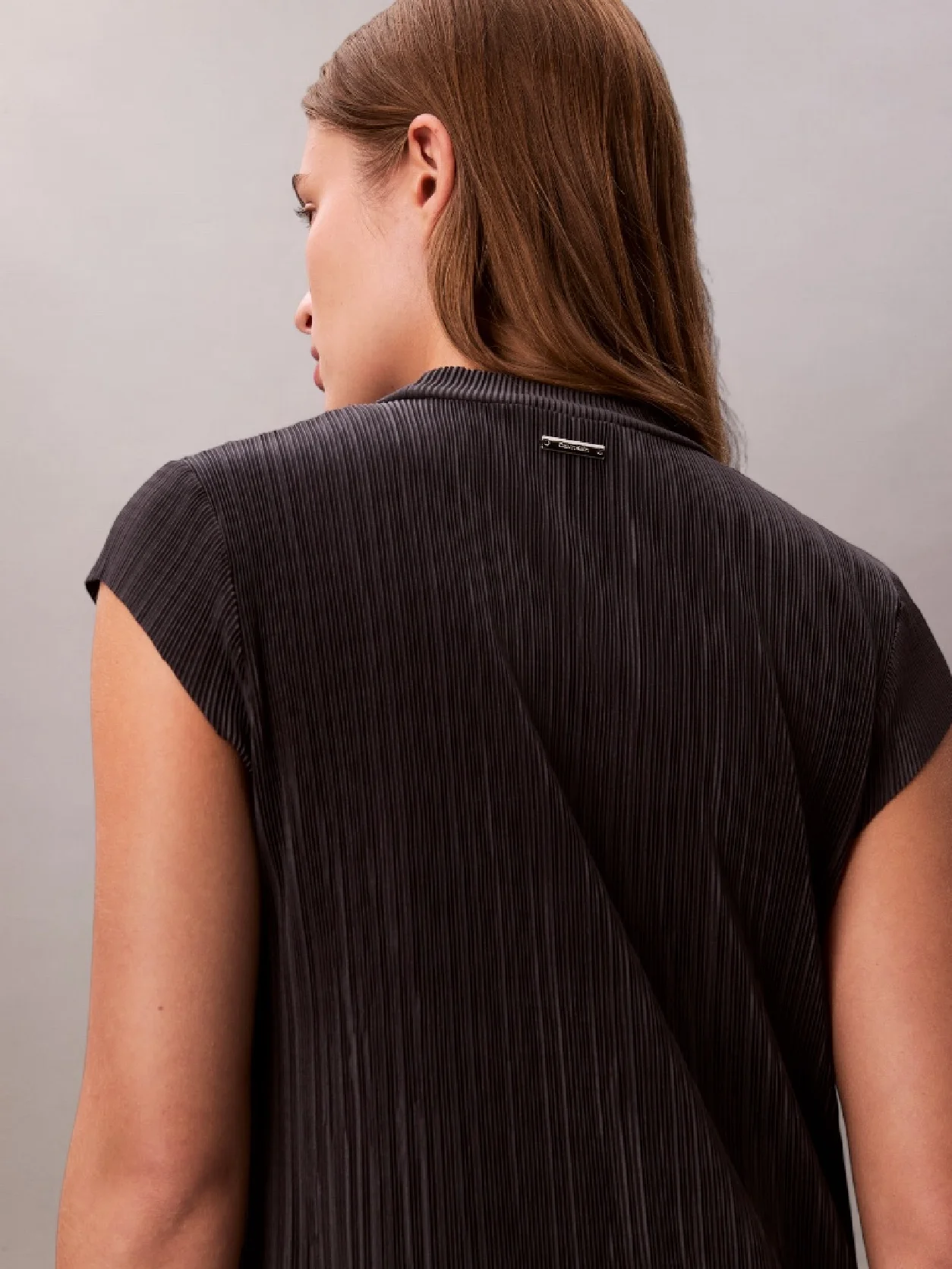 Ebony Plisse Midi Dress