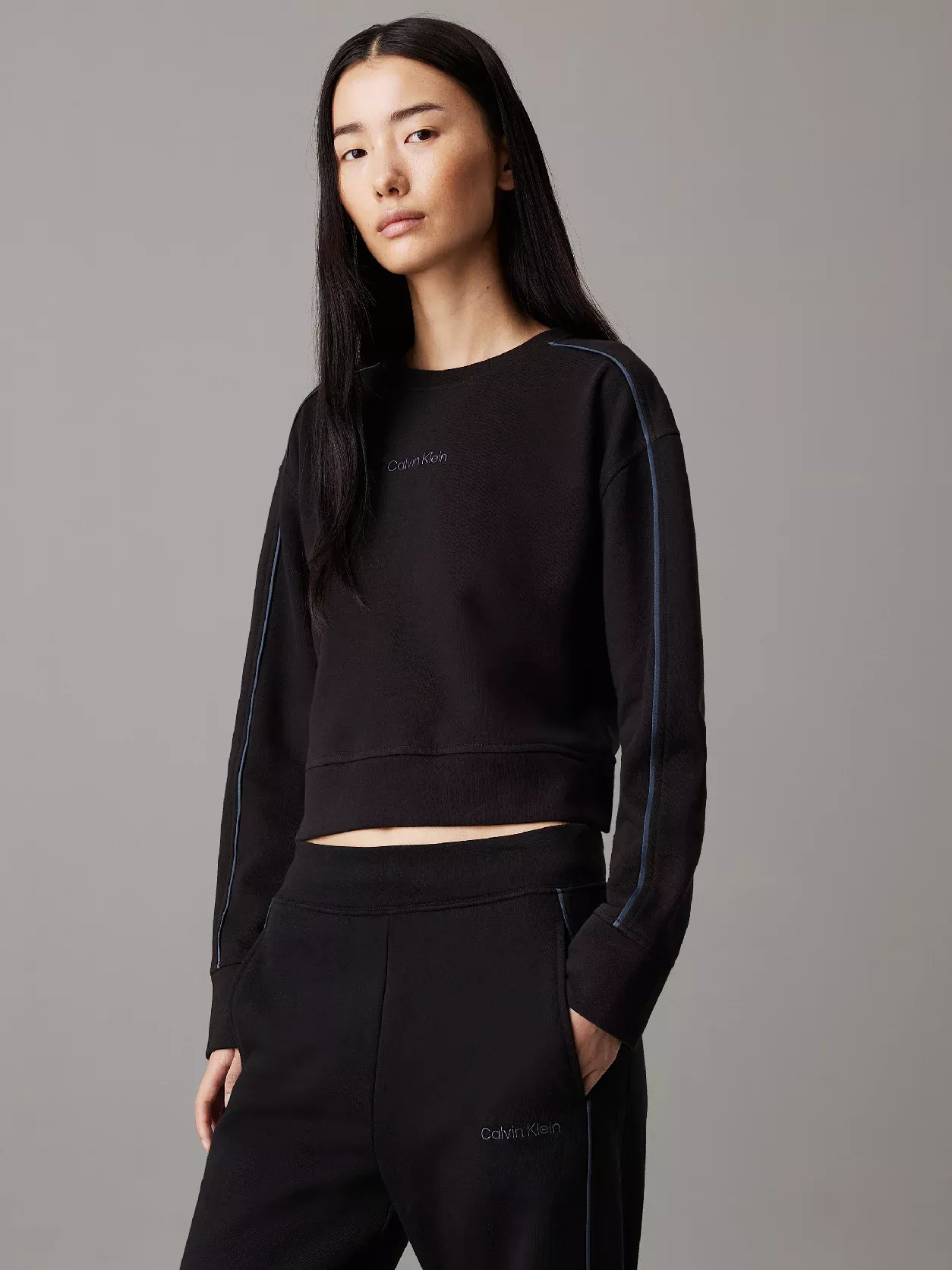 Cotton Fleece Lounge Sweatshirt