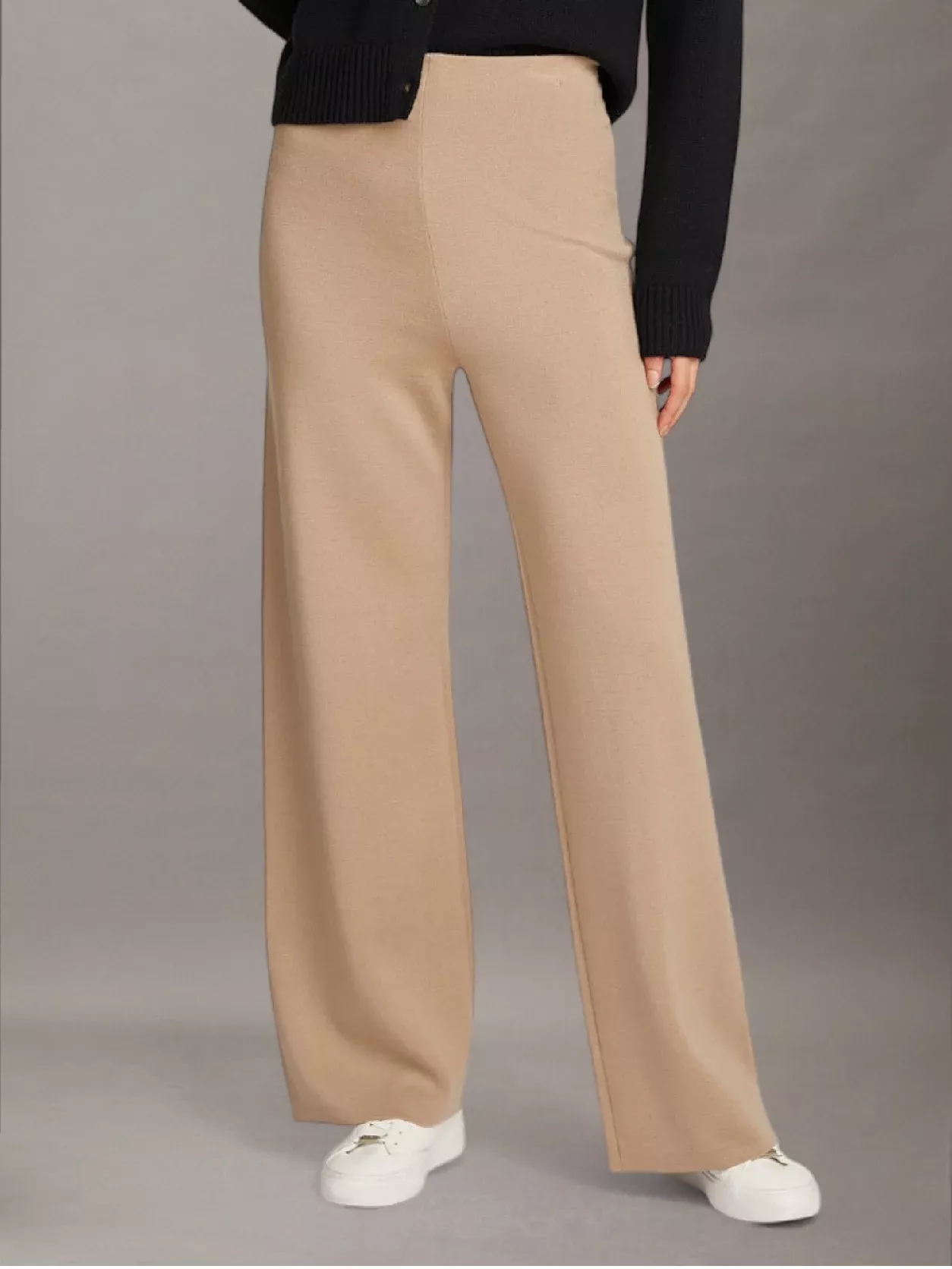 Wool Blend Straight Sweatpants