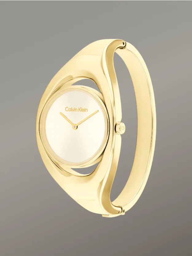 Gold Elation Ionic Thin Dial Watch