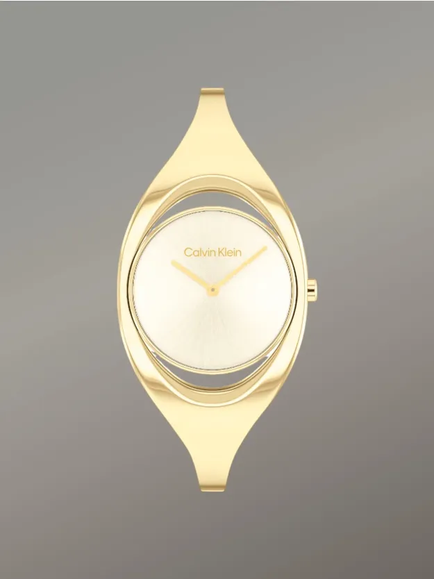 Gold Elation Ionic Thin Dial Watch