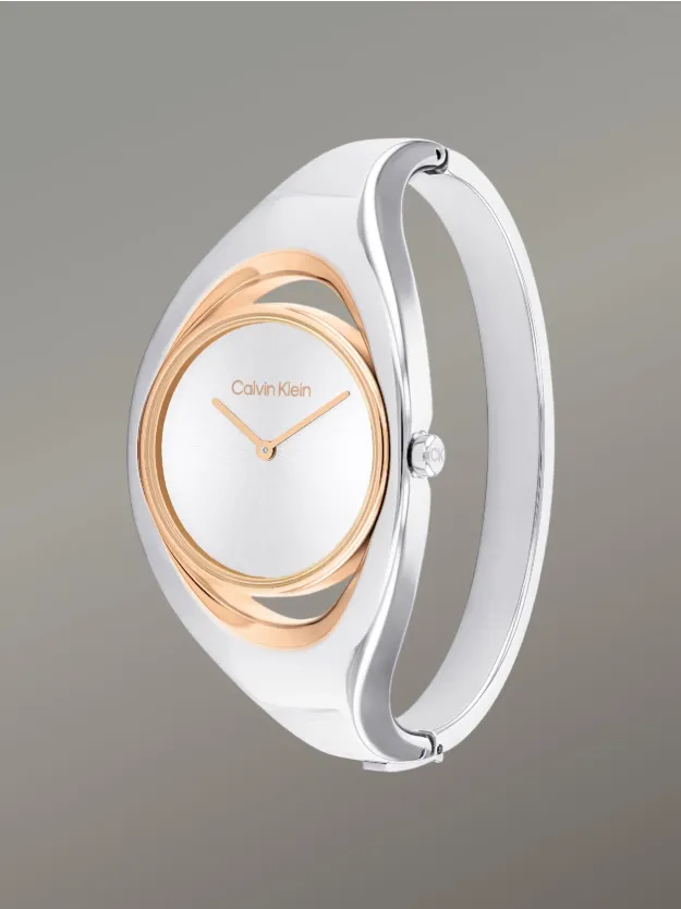 Silver Elation Ionic Thin Dial Watch