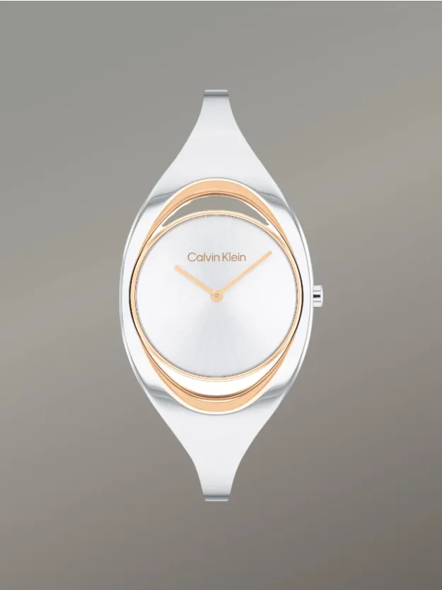 Silver Elation Ionic Thin Dial Watch