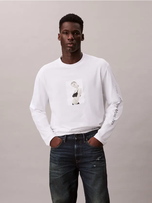 Brilliant White Classic Kate Long Sleeve Tee