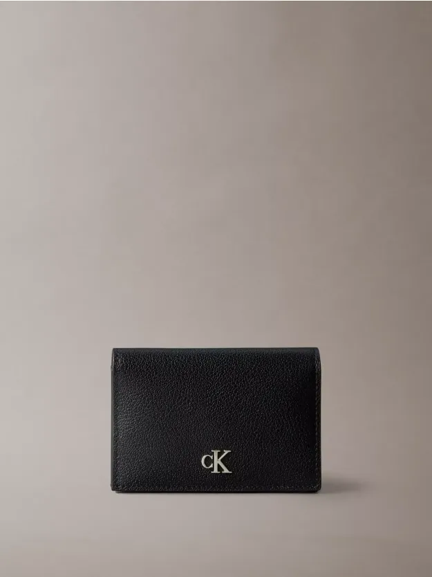 Black Leather RFID Cardholder