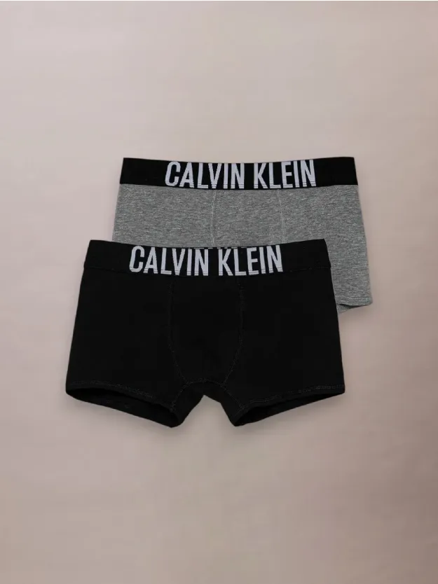 Pvhblack/Greyheather 2 Pack Boys Trunks - Intense Power