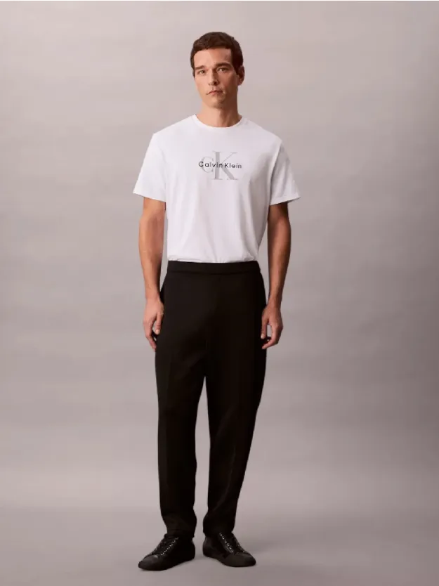 Black Heavy Tricot Sweatpants