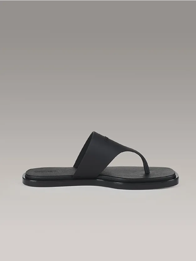 Ck Black Flip Flops