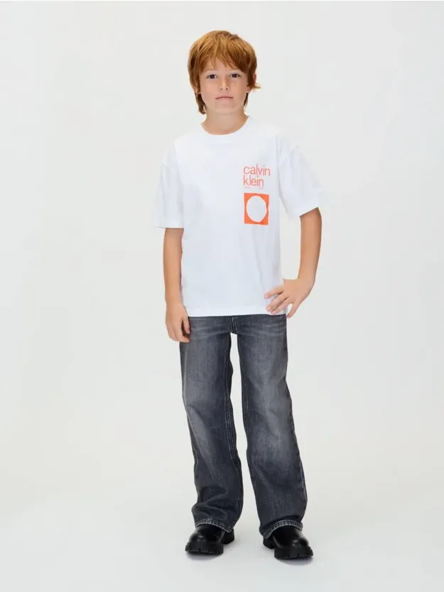 Bright White Relaxed Backprint T-Shirt