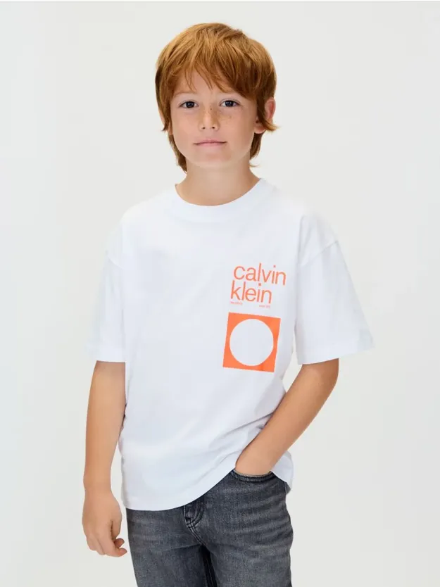 Bright White Relaxed Backprint T-Shirt