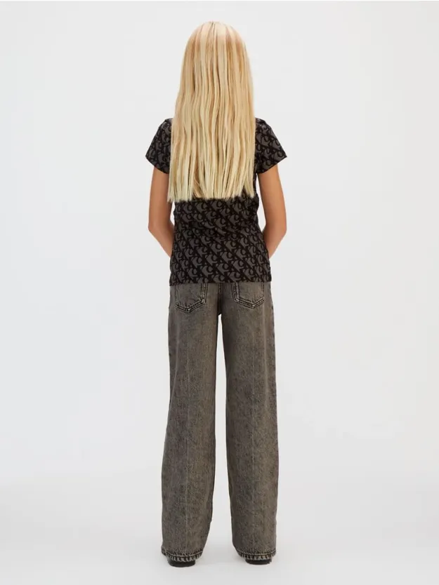 Whitecap Gray / Ck Black 2-Pack Stripe Slim T-Shirts