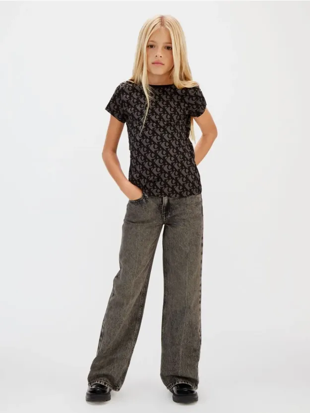 Whitecap Gray / Ck Black 2-Pack Stripe Slim T-Shirts