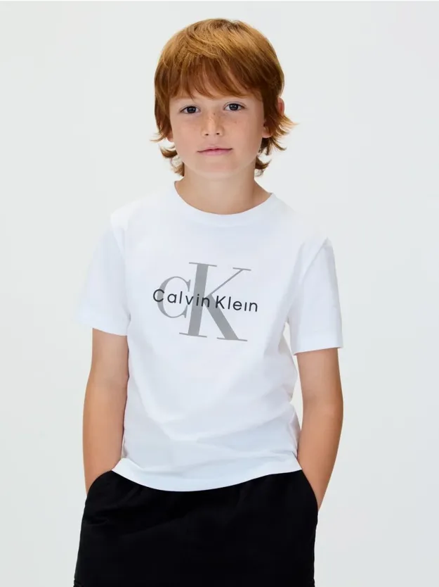 Bright White Kids' Logo T-Shirt