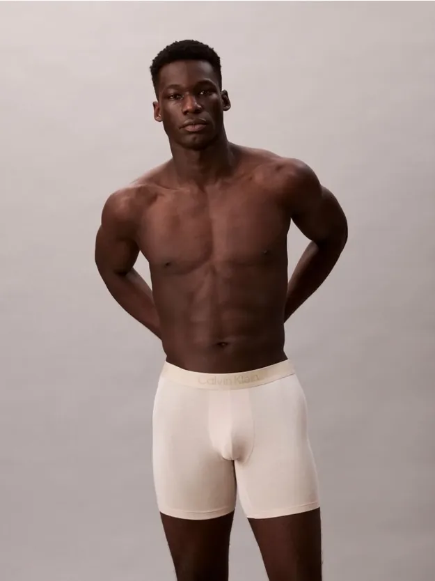 CHARCOAL HEATHER/ALOE ESENCE/TEAL M 3 Pack Boxer Briefs - Ultra Soft Modal