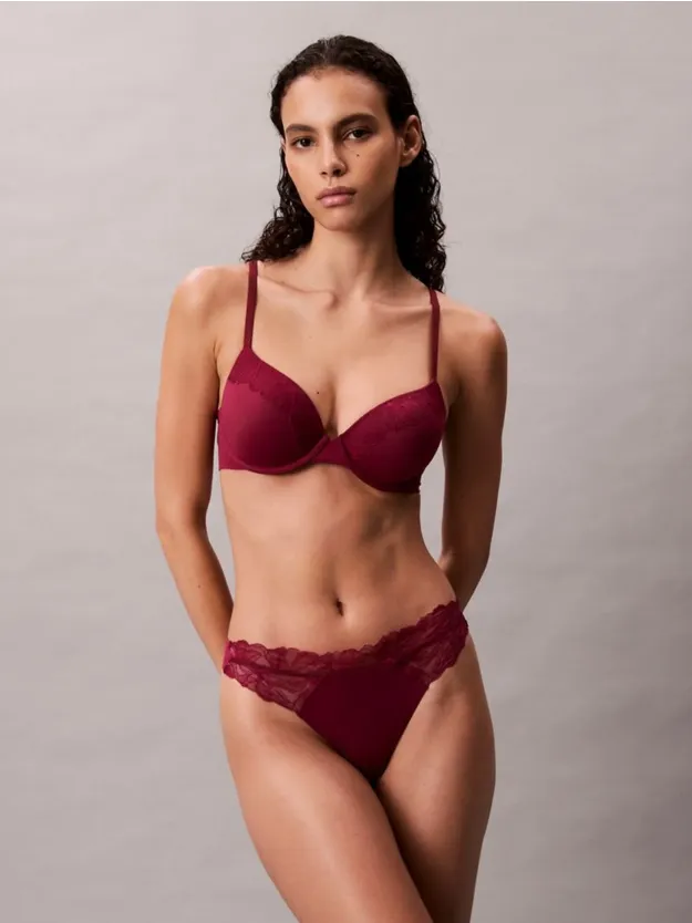 Alluring Pink Thong - Perfectly Fit Lace