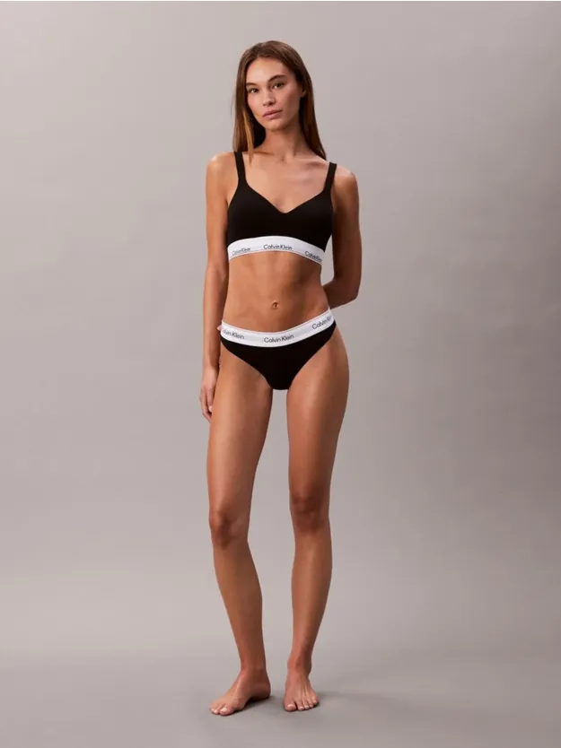 Black Lift Bralette - Icon Cotton Modal