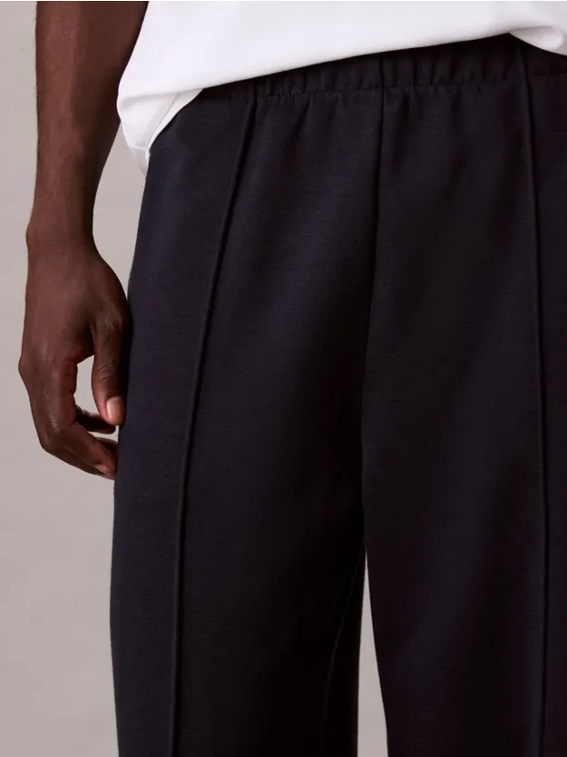 Dark Sapphire Wool Blend Jogger