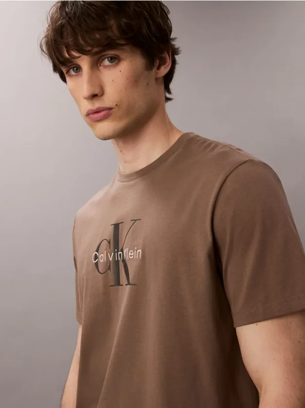 Taupe Tone Monogram T-Shirt