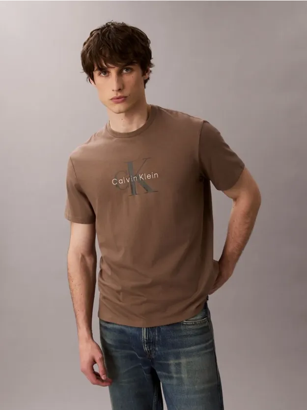 Taupe Tone Monogram T-Shirt