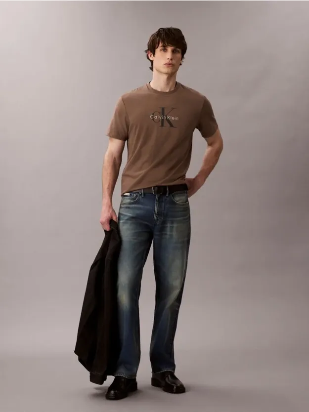 Taupe Tone Monogram T-Shirt