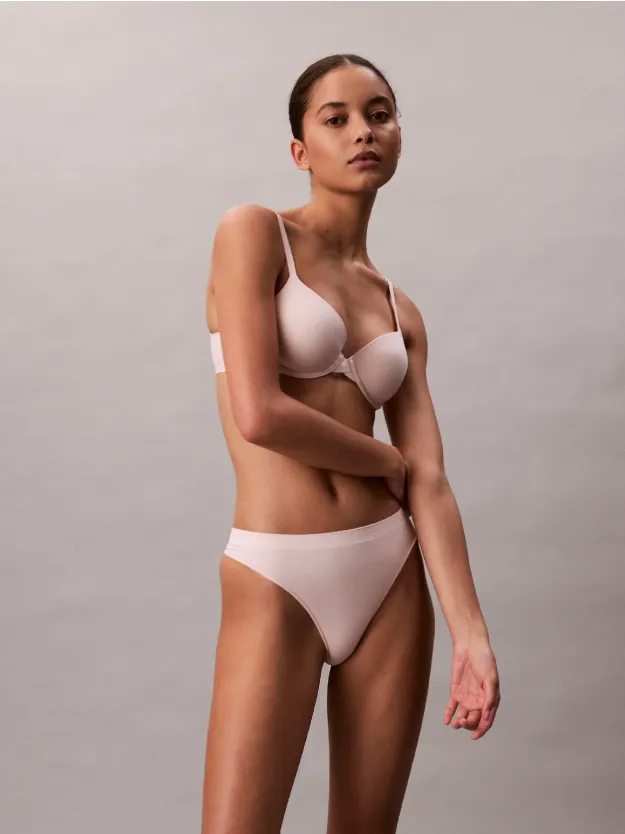 Eggshell Pink Thong - Bonded Flex Seamless