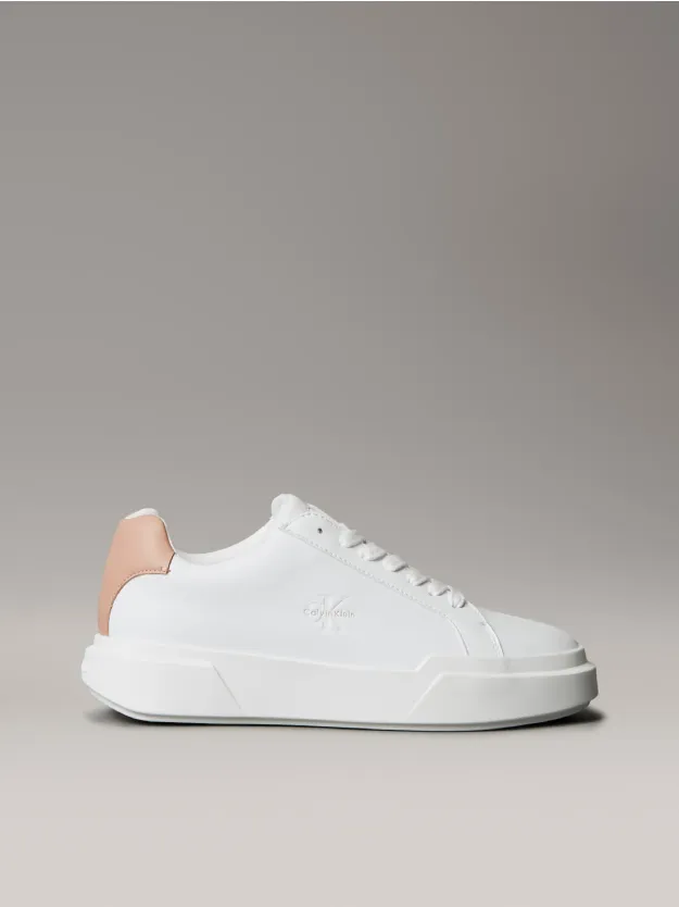Bright White/Tuscany/Chateau Leather Durable Traction NYC Trainers