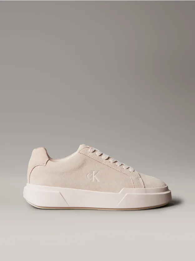 Crystal Gray Suede Durable Traction NYC Trainers