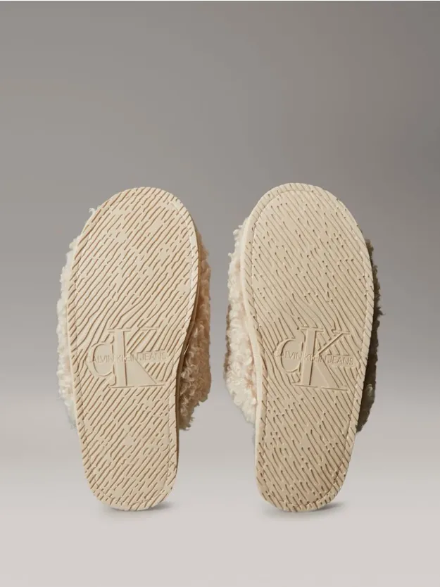Marshmallow Faux Shearling Sherpa Slippers