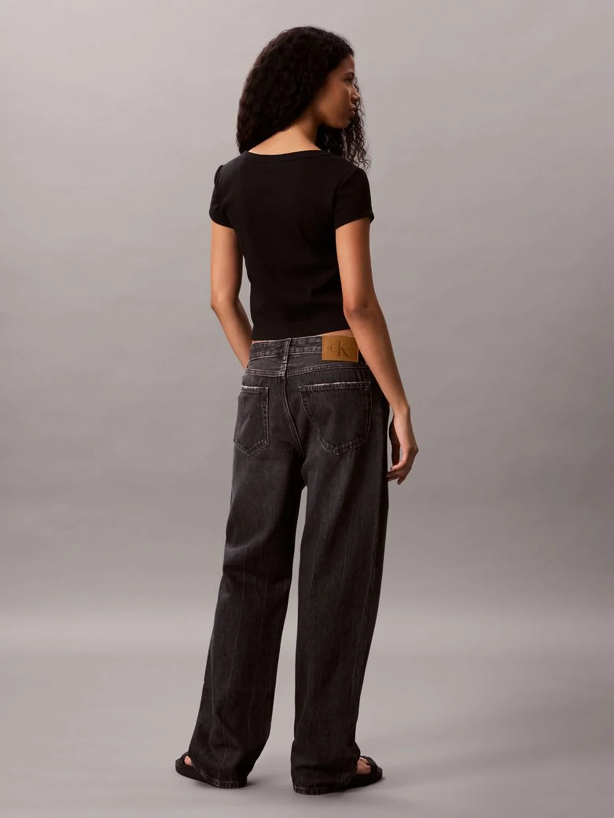 Triple Black Leather Sneakers