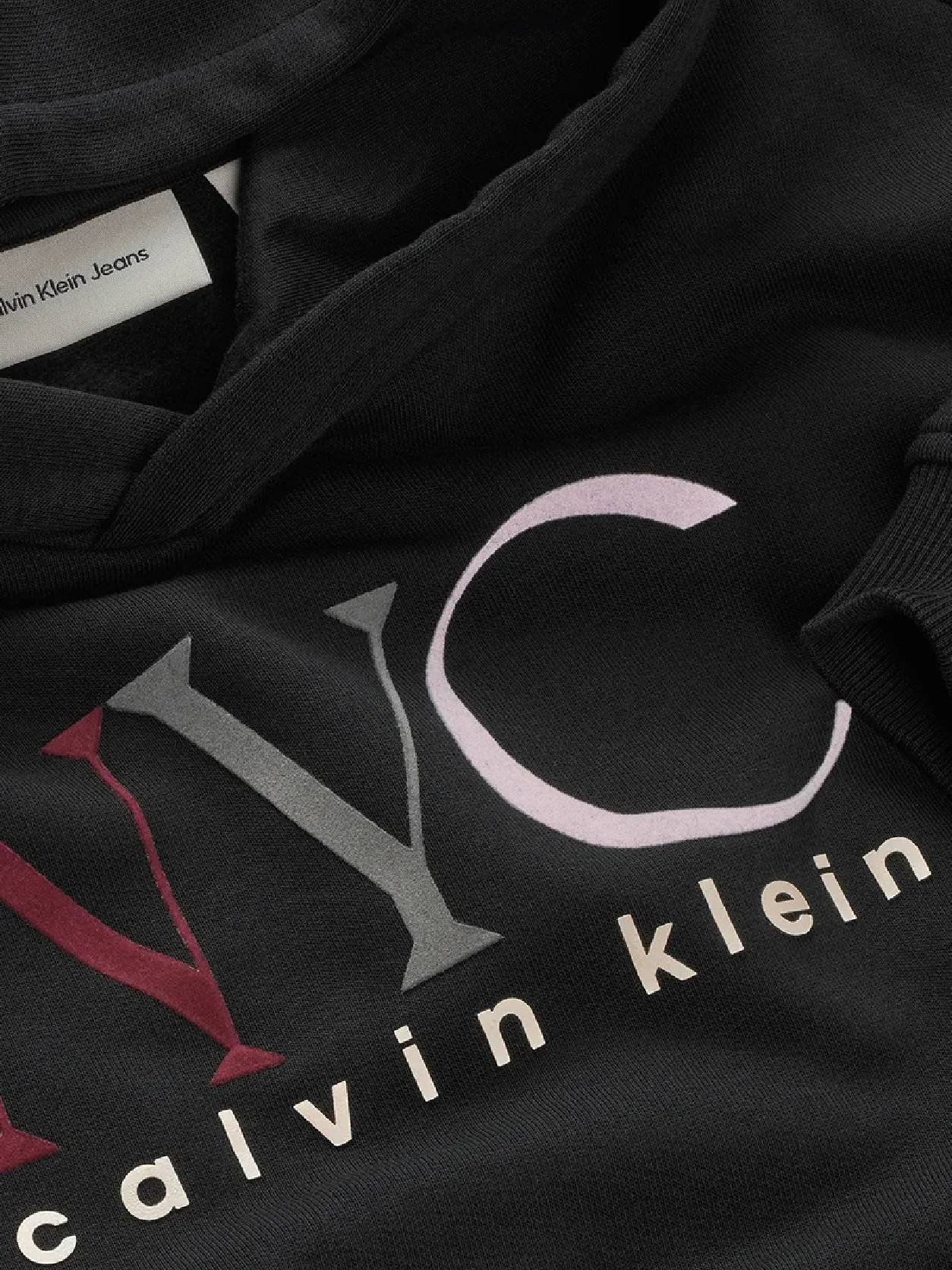 Ck Black NYC Graphic Fleece Hoodie