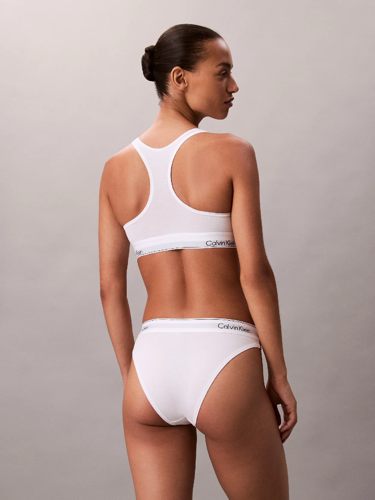 White Unlined Bralette - Icon Cotton Modal
